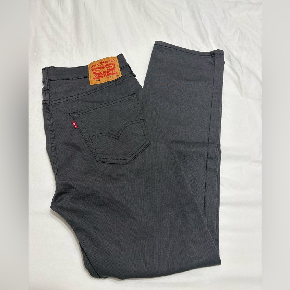 Levi's Men's Dark Gray Slim Jeans